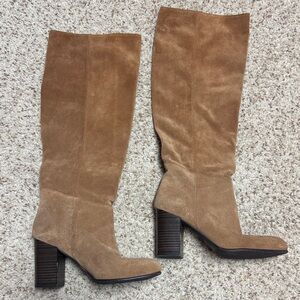 Sam Edelman Brown Suede Heeled Boots